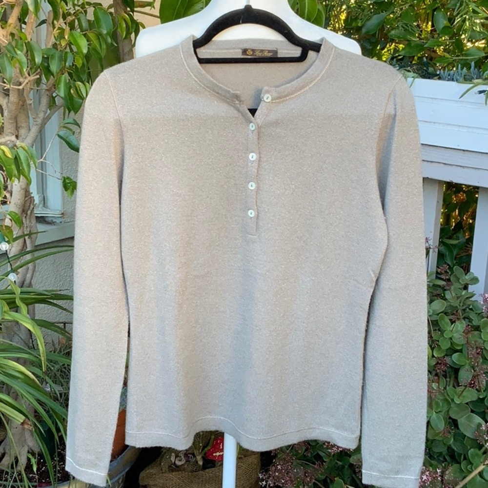 Loro Piana evening sweater.